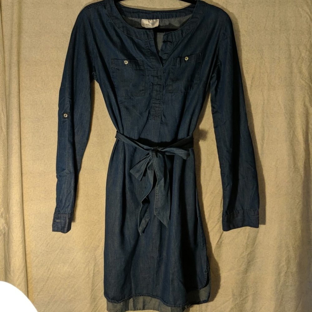 Denim blue dress small